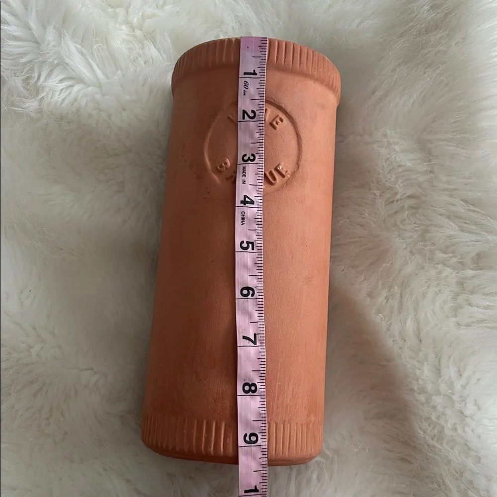 Vintage terra-cotta wine course from Italy